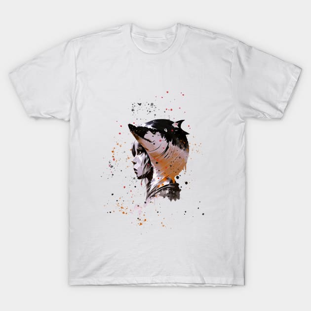 Shark girl T-Shirt by Mammoths